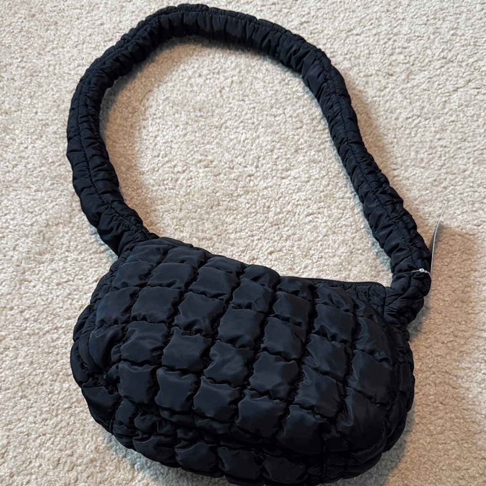 NWT‼️Wild Fable/Target Black Quilted Shoulder Bag